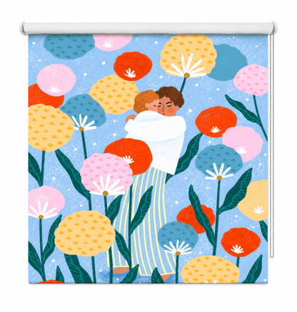Loving Family Embrace Printed Roller Blind - 1X2833213 - Art Fever - Art Fever