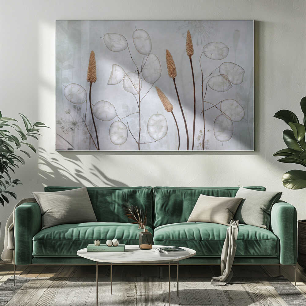 Lunaria Canvas Print Wall Art 1X1037879 - ART FEVER - Art Fever