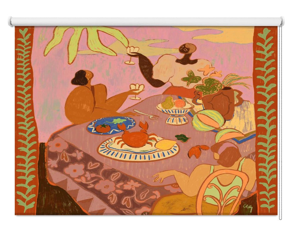 Luncheon with the Ladies Printed Picture Photo Roller Blind - 1X2843666 - Art Fever - Art Fever