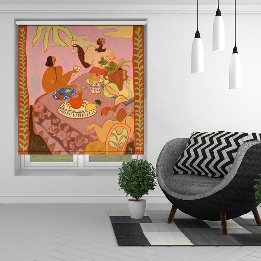 Luncheon with the Ladies Printed Picture Photo Roller Blind - 1X2843666 - Art Fever - Art Fever