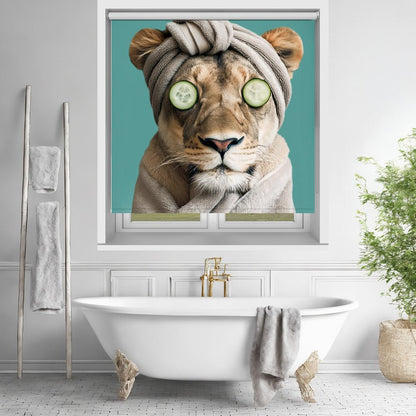 Luxury Lioness Printed Picture Photo Roller Blind - 1X3063051 - Art Fever - Art Fever