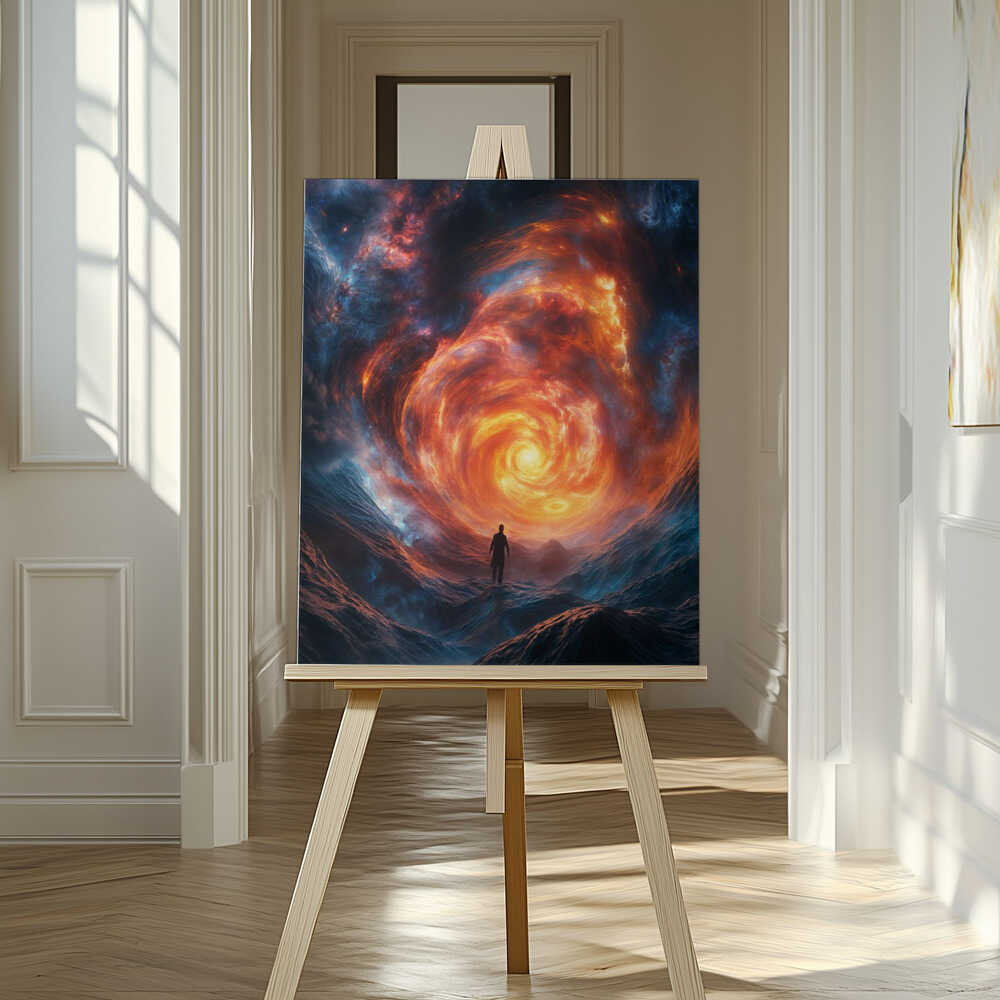 Magical Galaxy Portal Canvas Print Wall Art 1X2973615 - ART FEVER - Art Fever