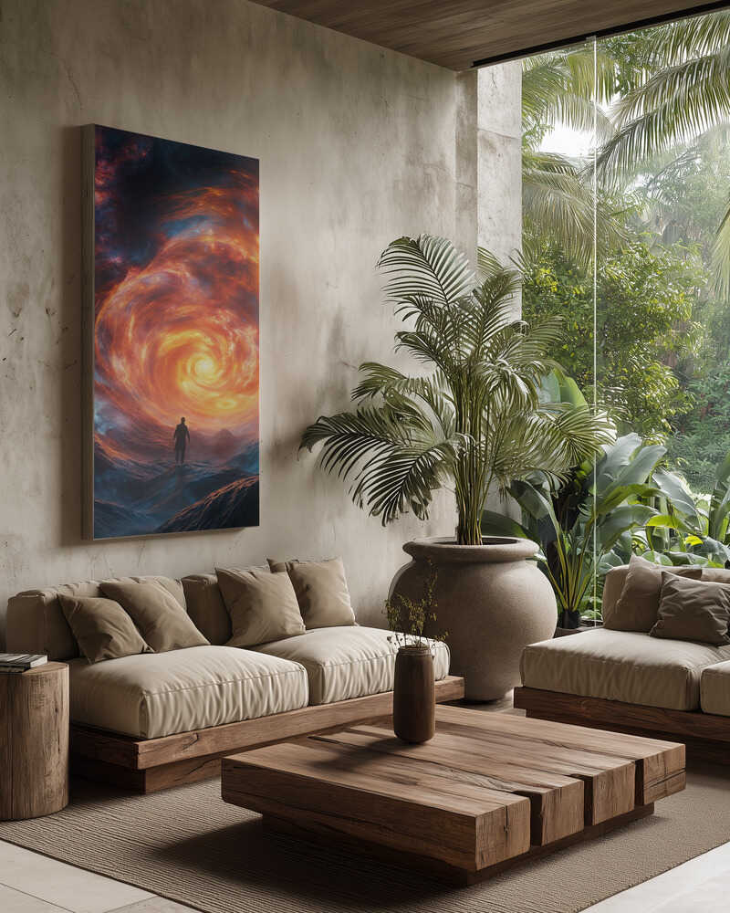 Magical Galaxy Portal Canvas Print Wall Art 1X2973615 - ART FEVER - Art Fever