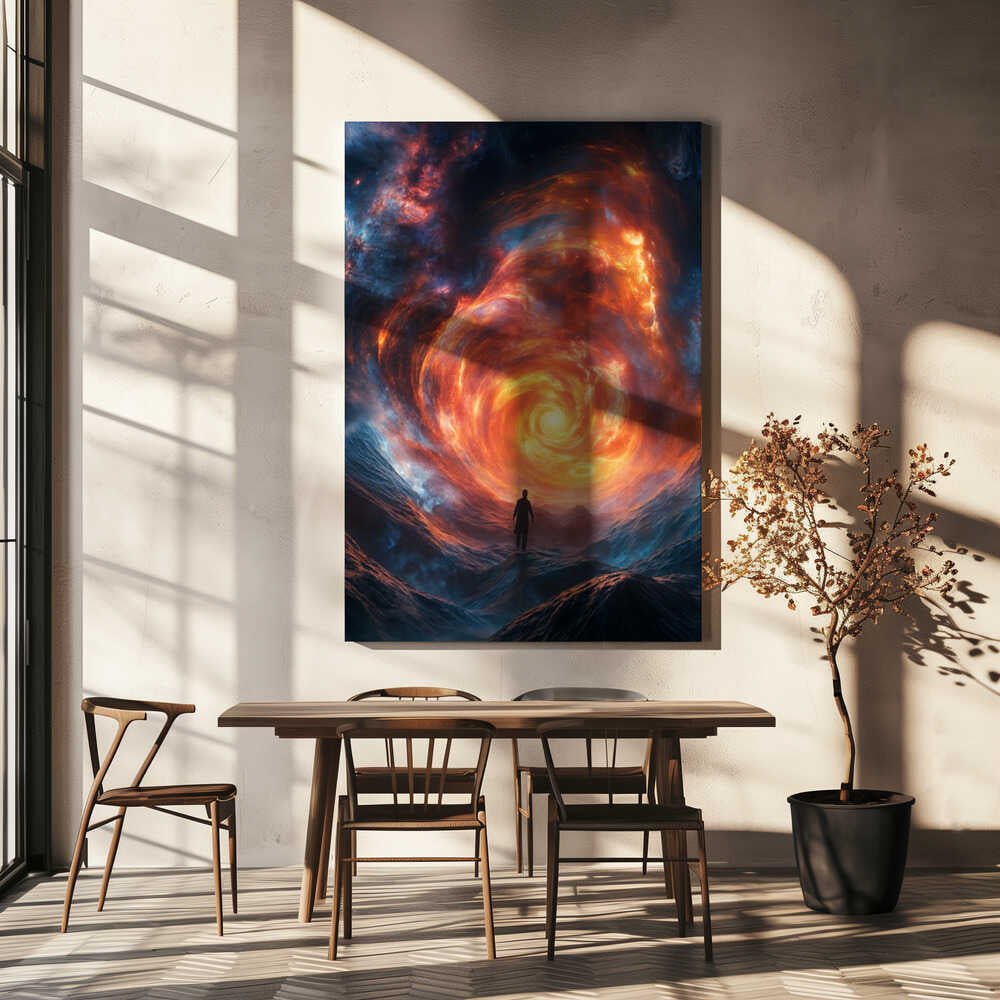 Magical Galaxy Portal Canvas Print Wall Art 1X2973615 - ART FEVER - Art Fever