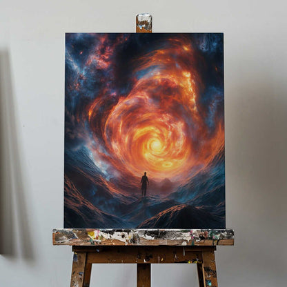 Magical Galaxy Portal Canvas Print Wall Art 1X2973615 - ART FEVER - Art Fever