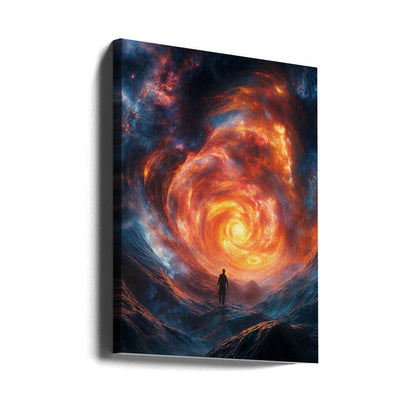 Magical Galaxy Portal Canvas Print Wall Art 1X2973615 - ART FEVER - Art Fever