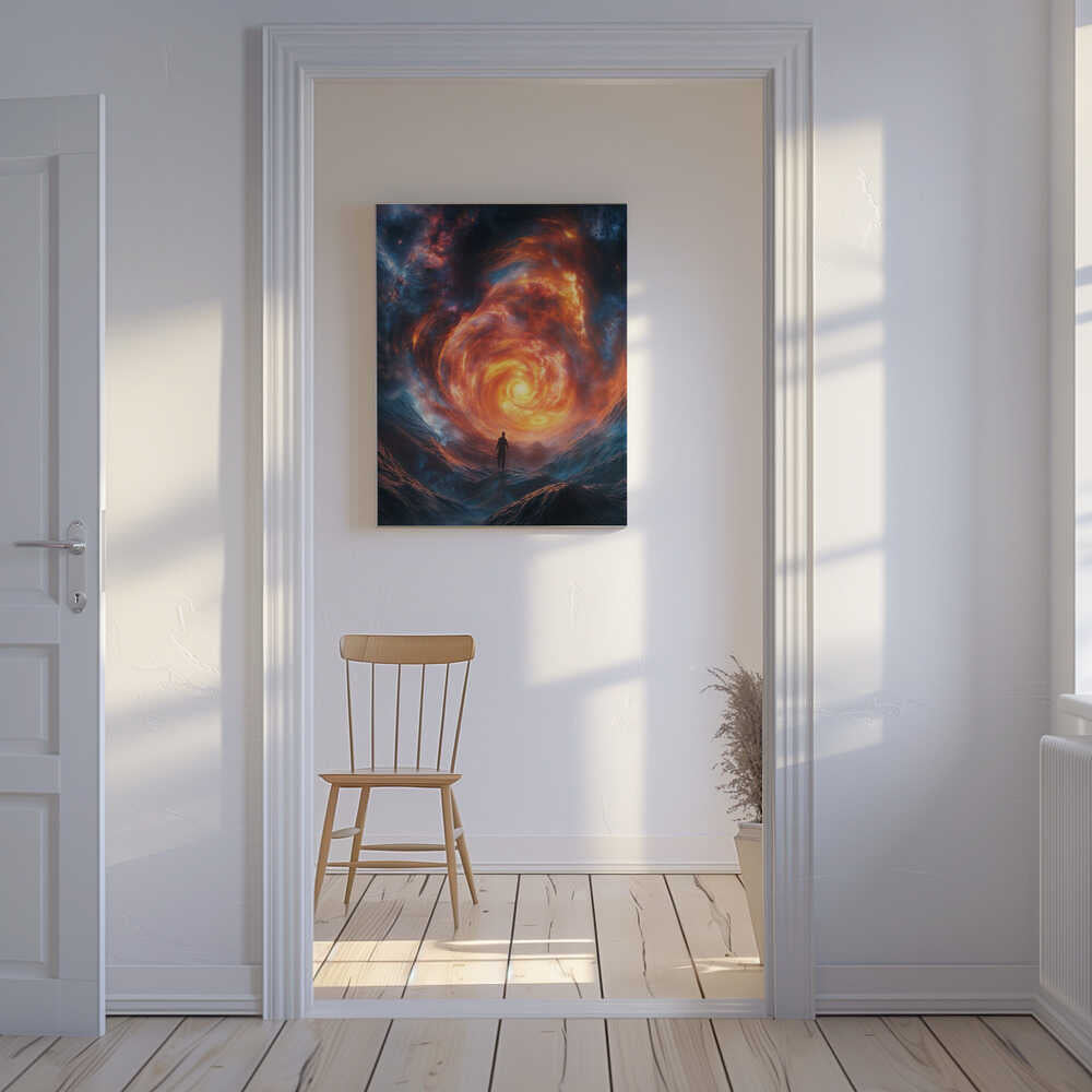 Magical Galaxy Portal Canvas Print Wall Art 1X2973615 - ART FEVER - Art Fever