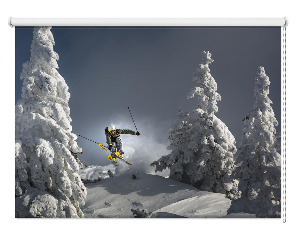 Ski is life Printed Picture Photo Roller Blind - 1X1683469