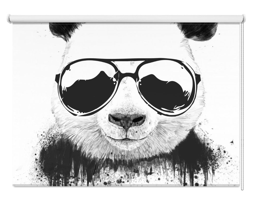 Stay Cool Panda Printed Picture Photo Roller Blind - 1X2431431