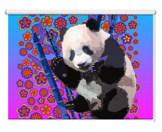 Panda Pop Art Printed Picture Photo Roller Blind - 1X2655013