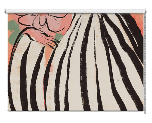 A Silent Moment (Peach) Printed Picture Photo Roller Blind - 1X2699344