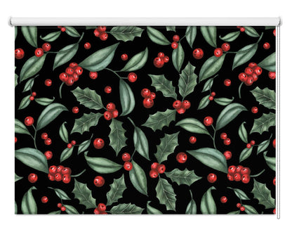 winter foliage red berries Printed Picture Photo Roller Blind - 1X2954603