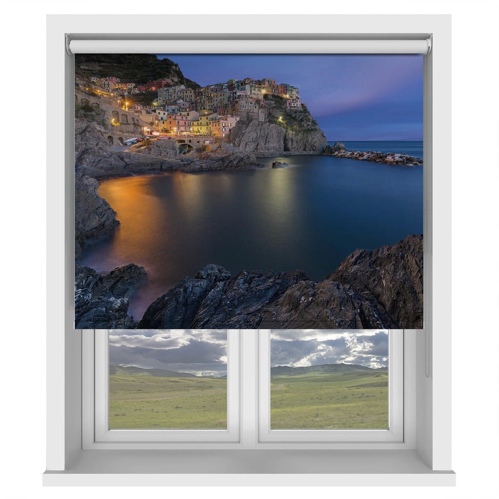 Manarola Lifestyle Printed Picture Photo Roller Blind - 1X1303363 - Art Fever - Art Fever