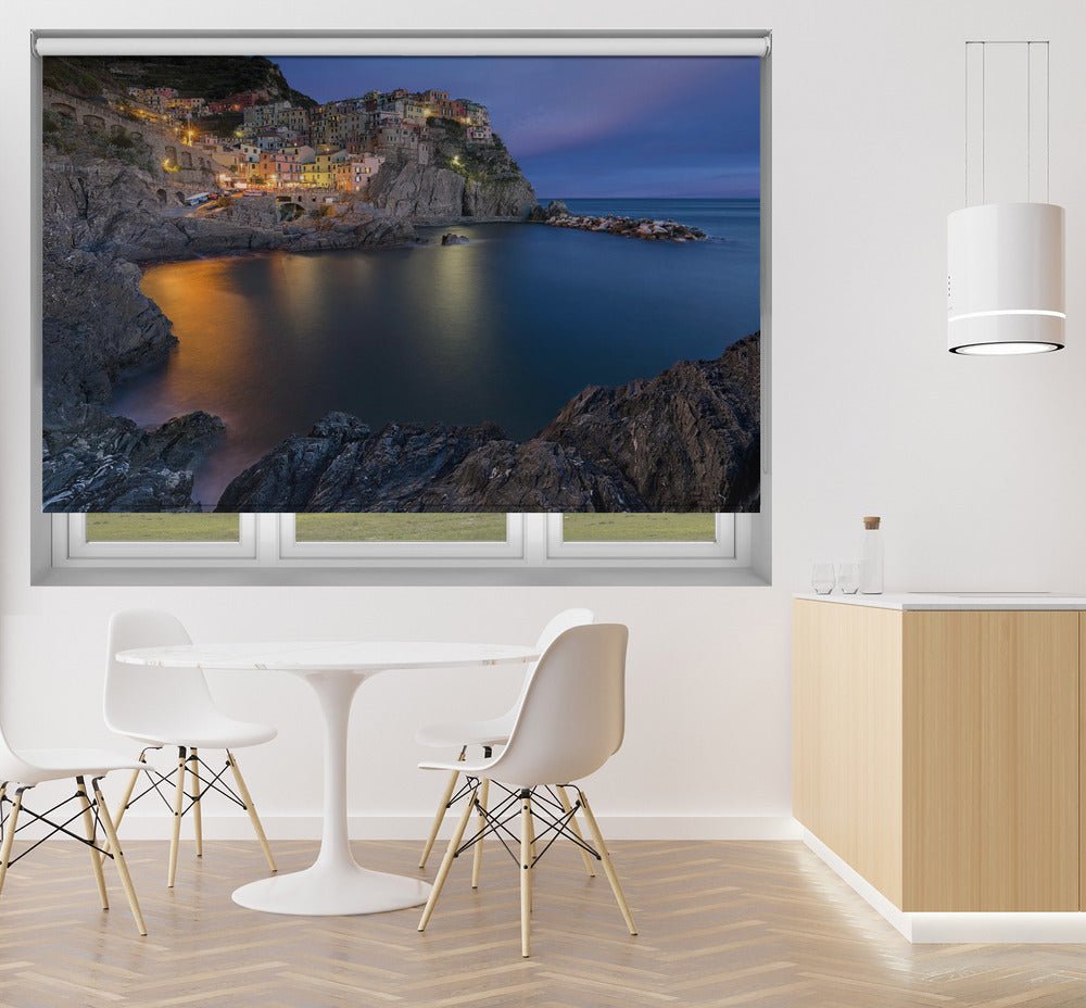 Manarola Lifestyle Printed Picture Photo Roller Blind - 1X1303363 - Art Fever - Art Fever