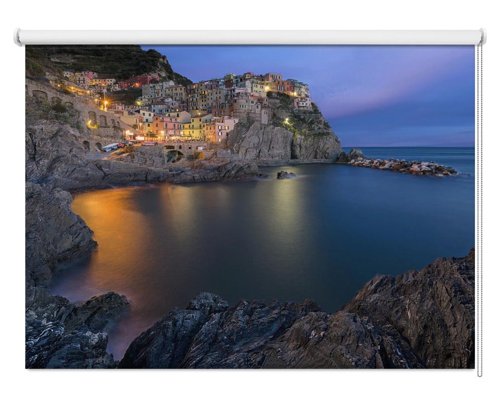 Manarola Lifestyle Printed Picture Photo Roller Blind - 1X1303363 - Art Fever - Art Fever