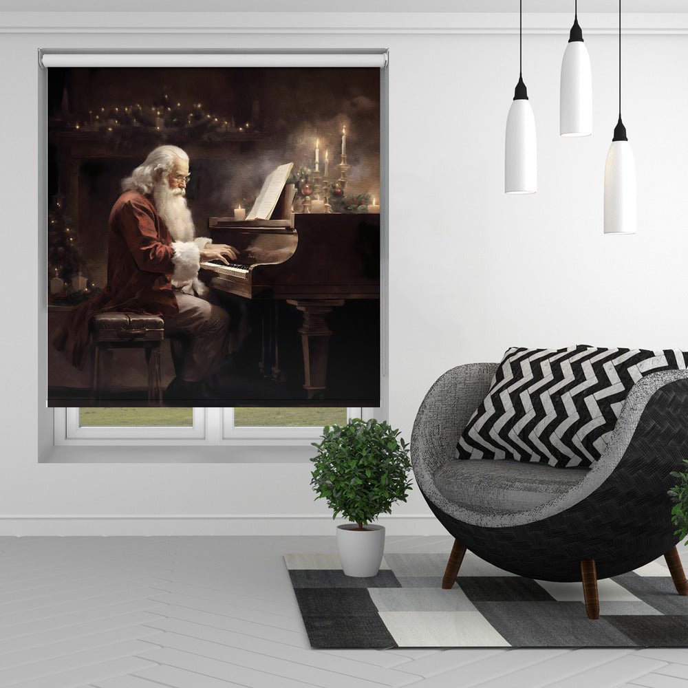 Melody of Winter Printed Picture Photo Roller Blind - 1X3014052 - Art Fever - Art Fever