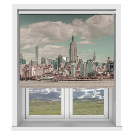 MIDTOWN MANHATTAN | urban vintage style Printed Picture Photo Roller Blind - 1X2727781 - Pictufy - Art Fever