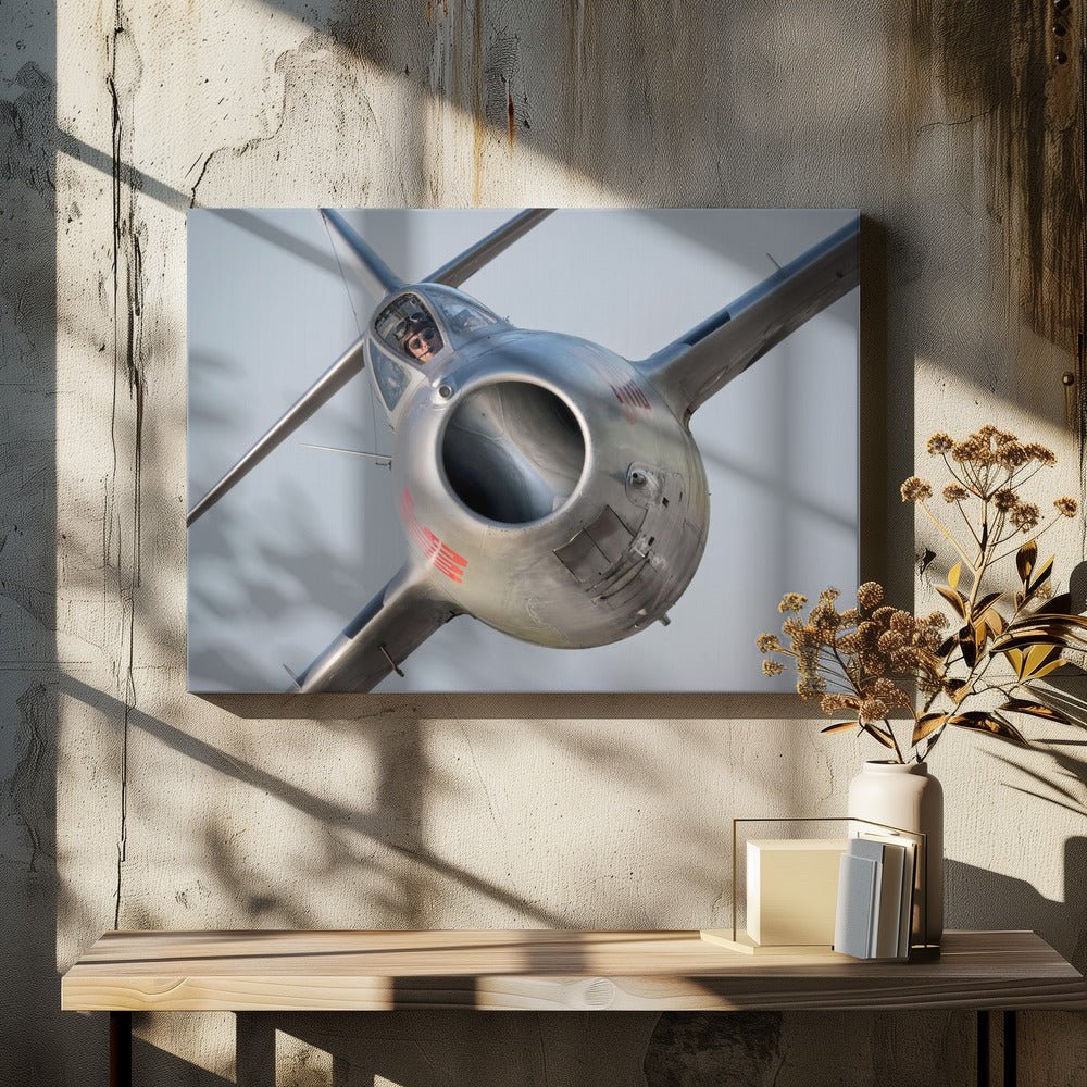 MIG 15 fIghter Jet Canvas Print Picture Wall Art - 1X2108077 - Art Fever - Art Fever