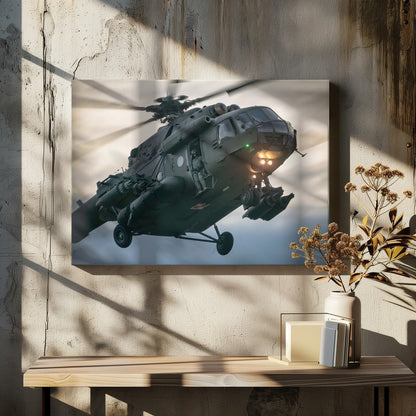 Military Helicopter Canvas Print Picture Wall Art - 1X2298024 - Art Fever - Art Fever