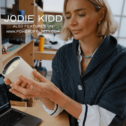 MNPS/1 - Menopause Sleep Support Aromatherapy Candle - Quiet Blue - Art Fever