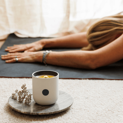 MNPS/1 - Menopause Sleep Support Aromatherapy Candle - Quiet Blue - Art Fever
