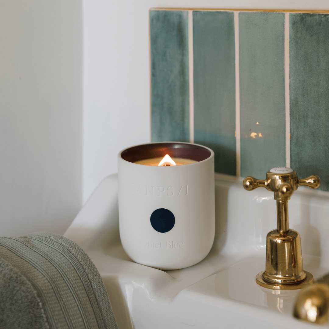 MNPS/1 - Menopause Sleep Support Aromatherapy Candle - Quiet Blue - Art Fever