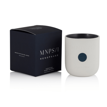 MNPS/1 - Menopause Sleep Support Aromatherapy Candle - Quiet Blue - Art Fever