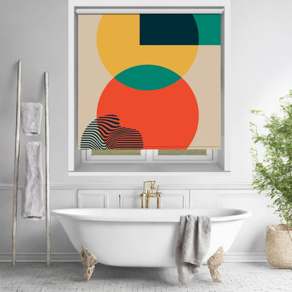 Modern Abstract Geometric Art Printed Picture Photo Roller Blind - RB1443 - Art Fever - Art Fever