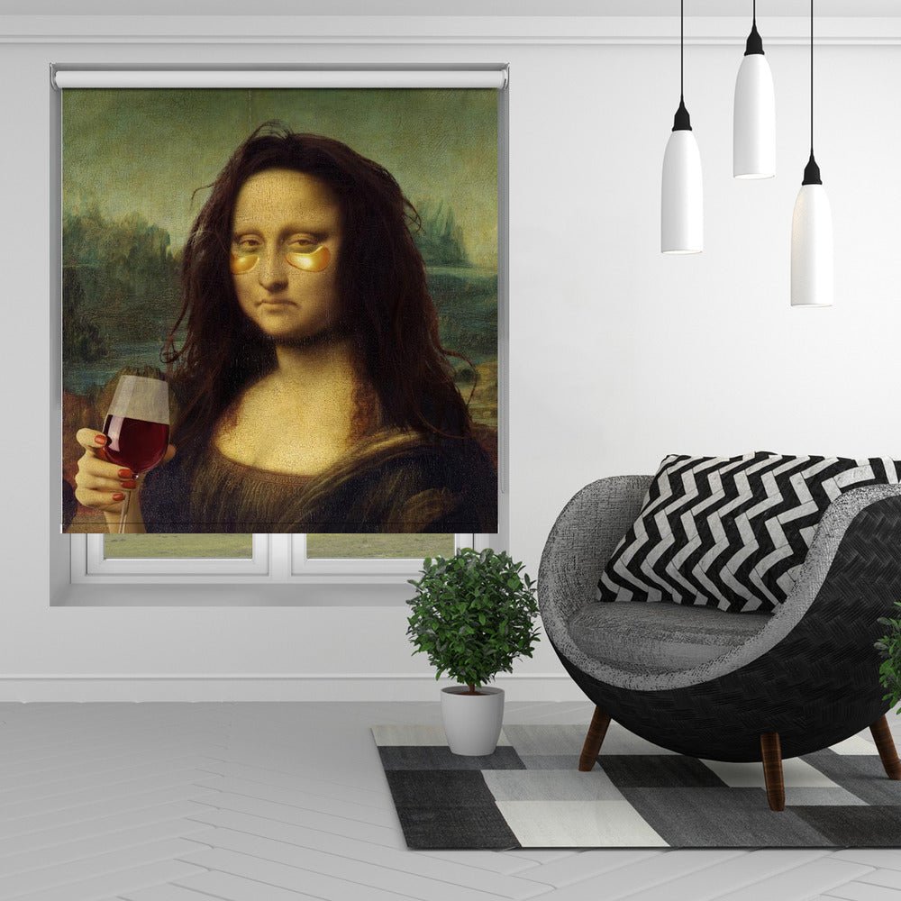 Monday Lisa Printed Picture Photo Roller Blind - 1X2544342 - Art Fever - Art Fever