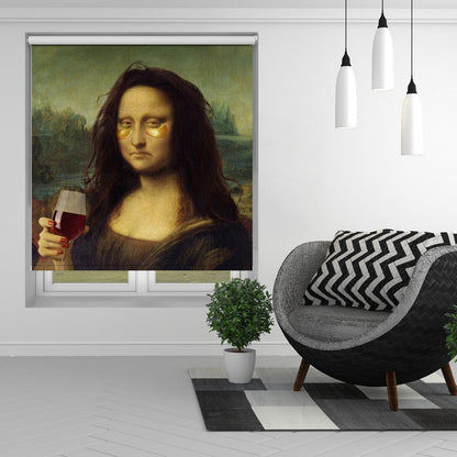 Monday Lisa Printed Picture Photo Roller Blind - 1X2544342 - Art Fever - Art Fever