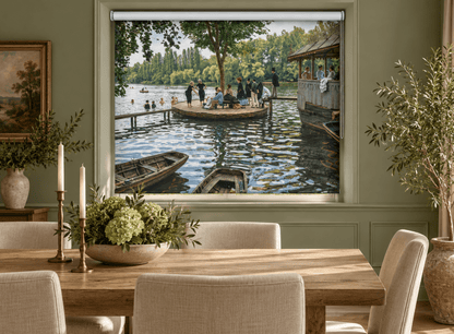 Monet - La Grenouillère Reimagined Printed Picture Roller Blind - RB1504 - Art Fever - Art Fever