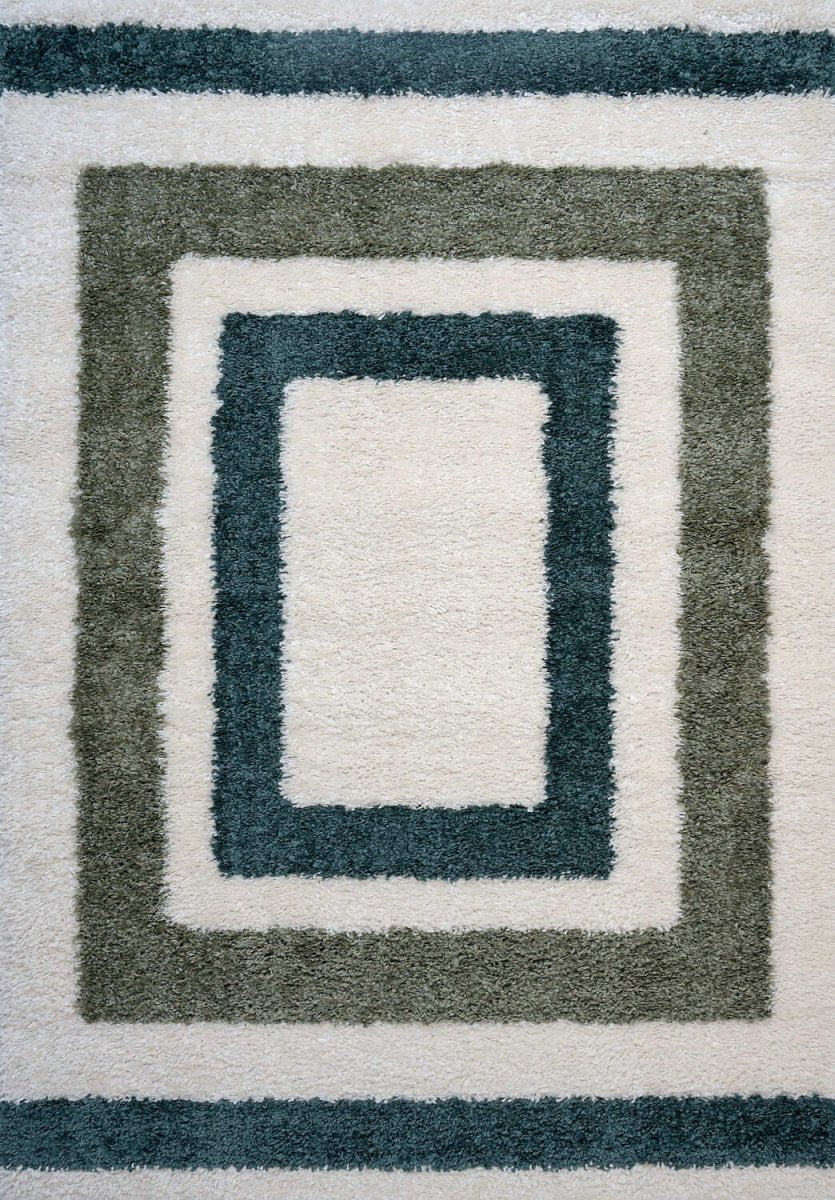 Moodi Shaggy Green Marina Rug - The Rugs - Art Fever