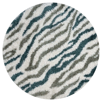 Moodi Shaggy Green Nyra Rug - The Rugs - Art Fever