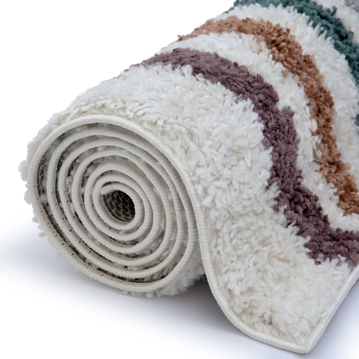 Moodi Shaggy Multicolour Raincat Rug - The Rugs - Art Fever