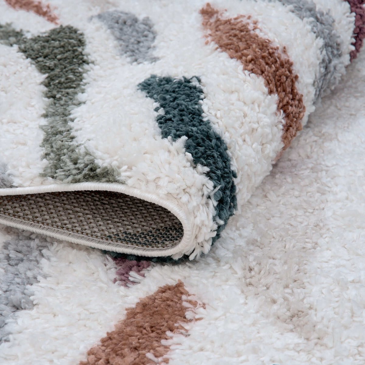 Moodi Shaggy Multicolour Tidecrest Rug - The Rugs - Art Fever