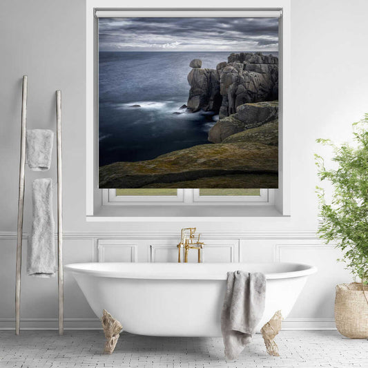 Moody Coastal Granite Cliffs Printed Roller Blind - 1X3044963 - Art Fever - Art Fever