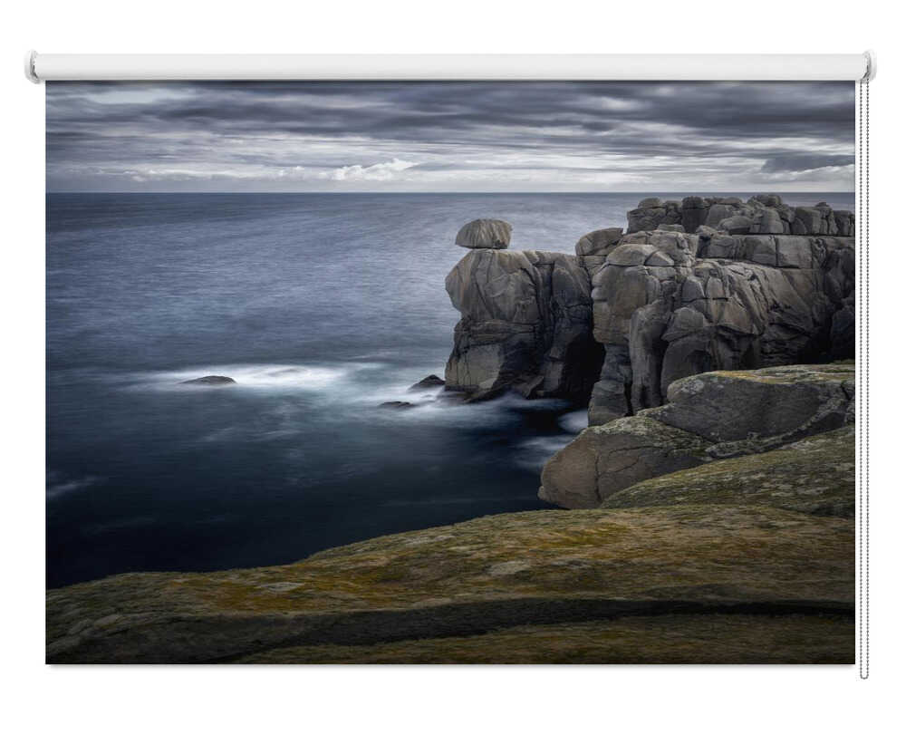 Moody Coastal Granite Cliffs Printed Roller Blind - 1X3044963 - Art Fever - Art Fever