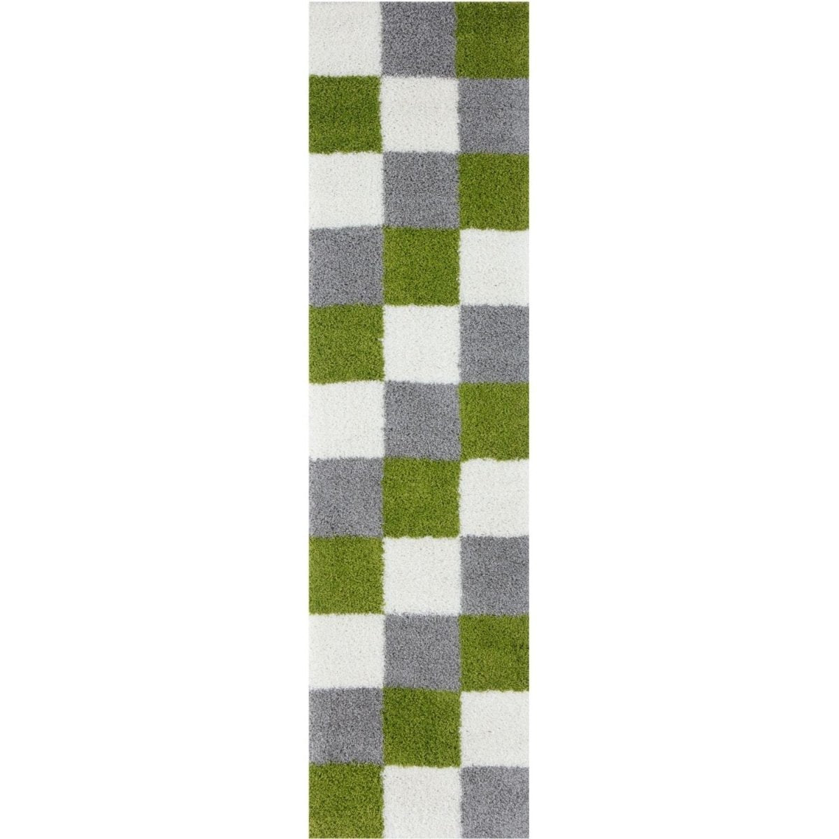 Myshaggy Geometric Green Rug - The Rugs - Art Fever