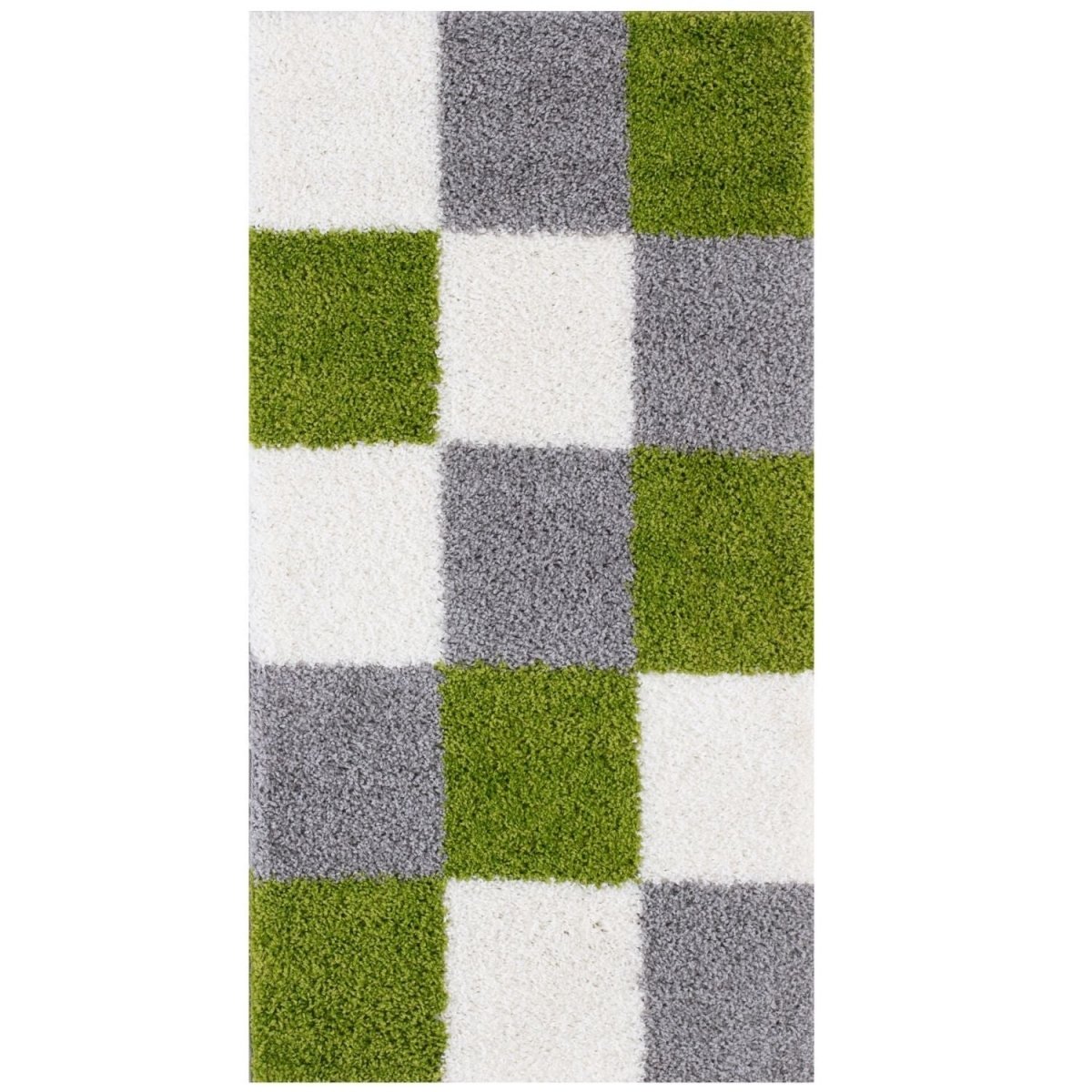Myshaggy Geometric Green Rug - The Rugs - Art Fever