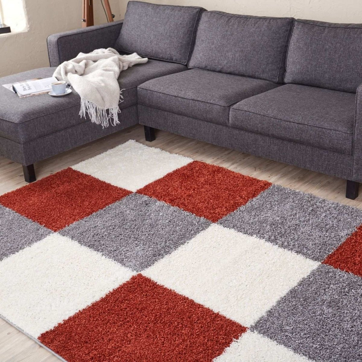 Myshaggy Geometric Terra Rug - The Rugs - Art Fever