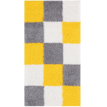 Myshaggy Geometric Yellow Rug - The Rugs - Art Fever