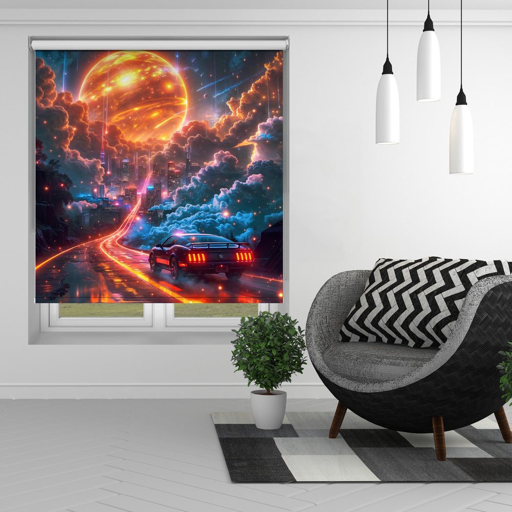 Mystic drive Printed Picture Photo Roller Blind - 1X2816515 - Art Fever - Art Fever