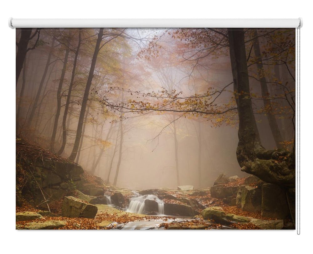 Mystic mist Waterfall Printed Picture Photo Roller Blind - 1X1178687 - Art Fever - Art Fever