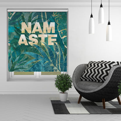 Namaste typography Printed Picture Photo Roller Blind - 1X2518182 - Art Fever - Art Fever