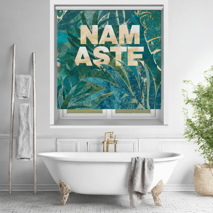 Namaste typography Printed Picture Photo Roller Blind - 1X2518182 - Art Fever - Art Fever