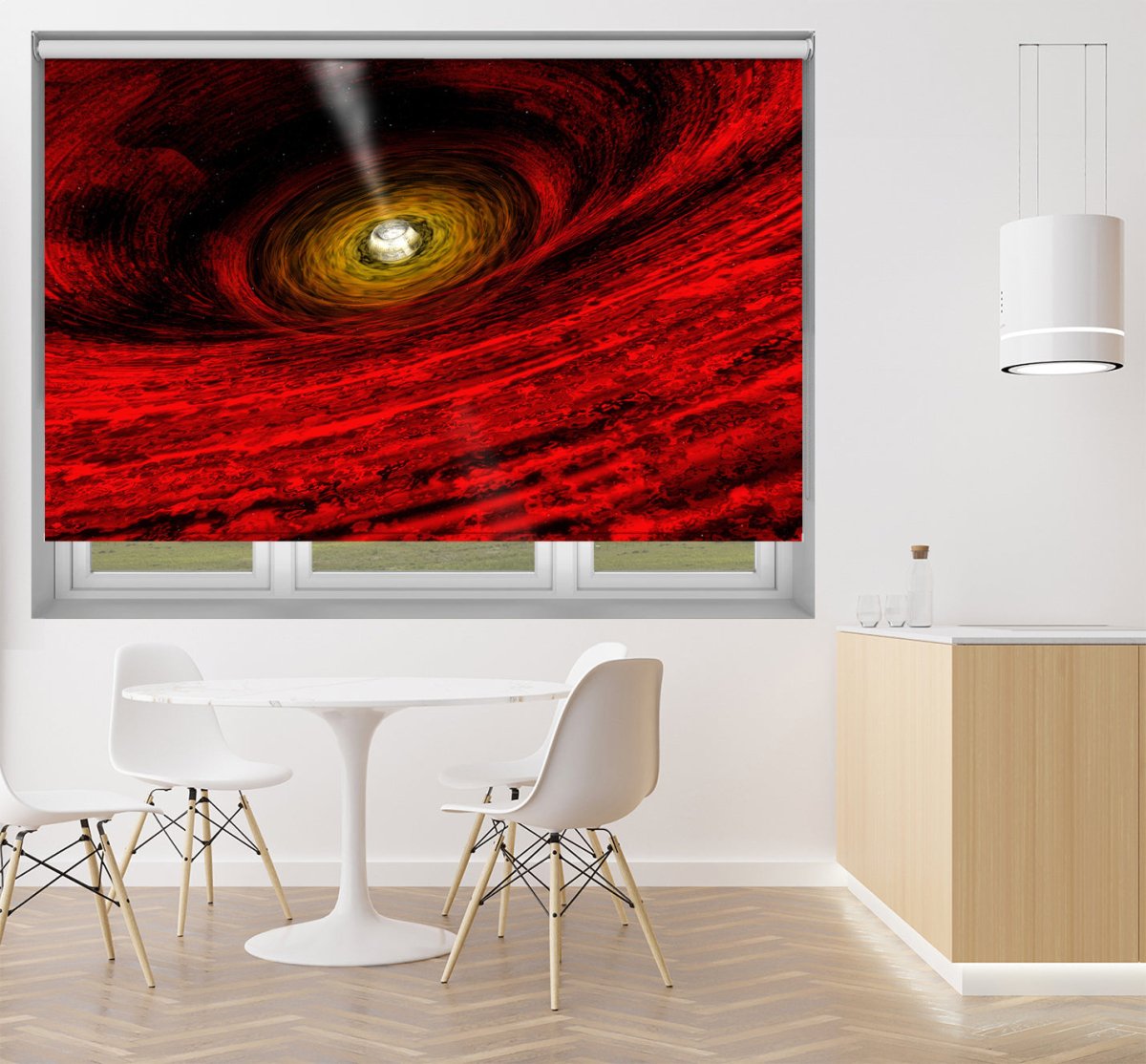 NASA illustration of GRO J1655 - 40 Black Hole Printed Picture Photo Roller Blind - RB1383 - Art Fever - Art Fever