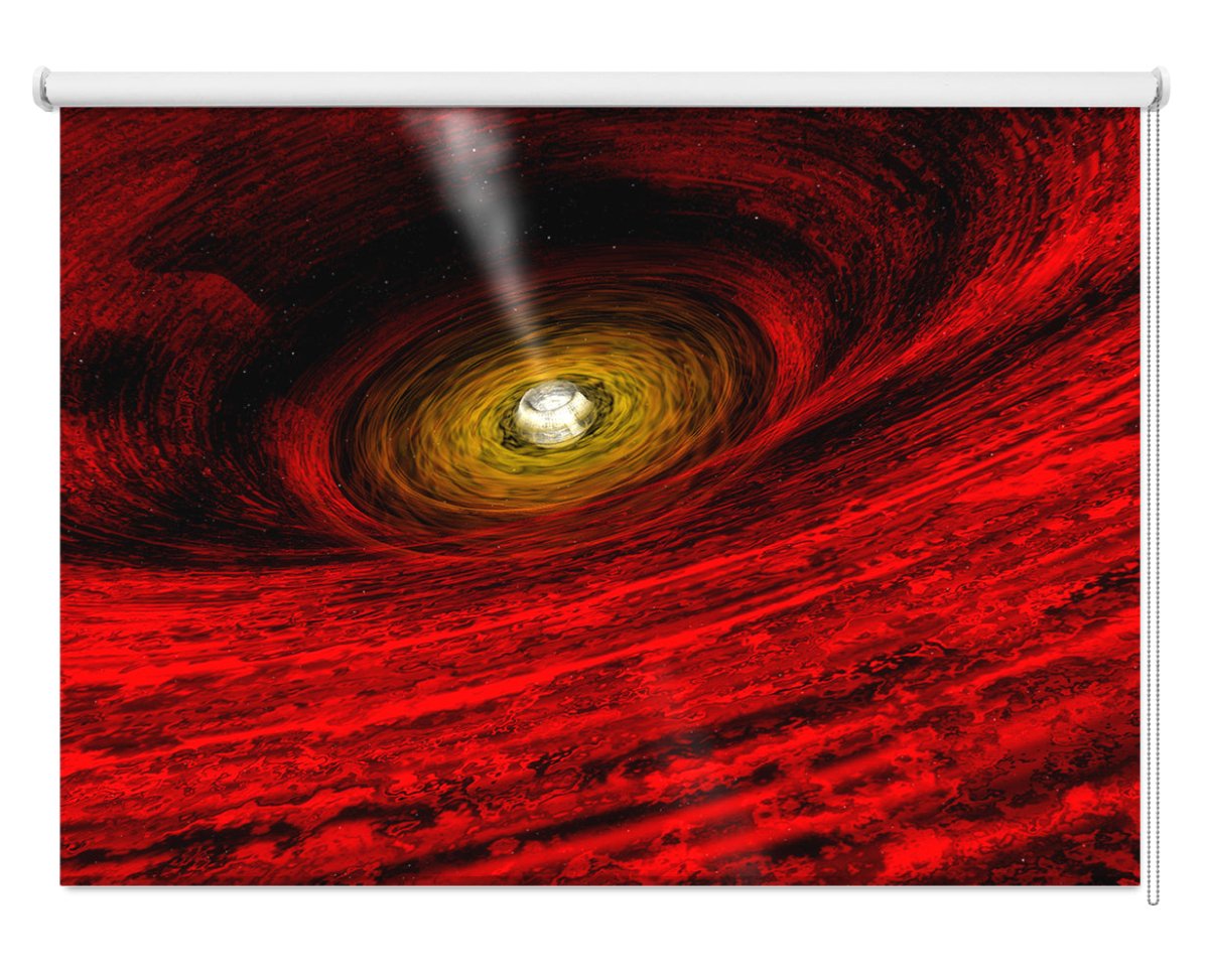 NASA illustration of GRO J1655 - 40 Black Hole Printed Picture Photo Roller Blind - RB1383 - Art Fever - Art Fever