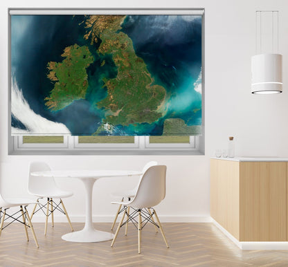 NASA photo of the UK from Space Printed Picture Photo Roller Blind - RB1390 - Art Fever - Art Fever