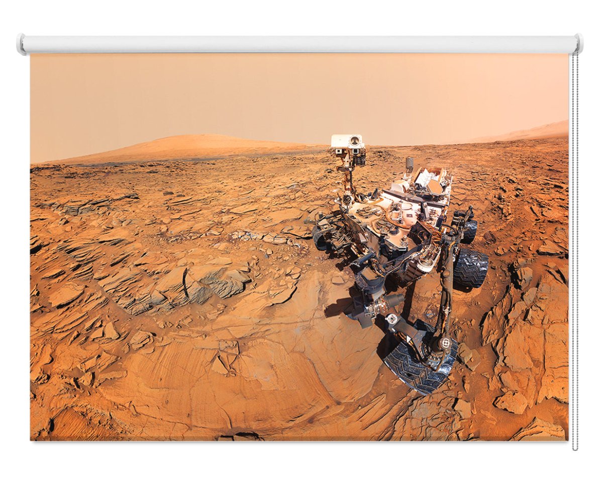 NASA's Mars Rover Selfie Printed Picture Photo Roller Blind - RB1387 - Art Fever - Art Fever