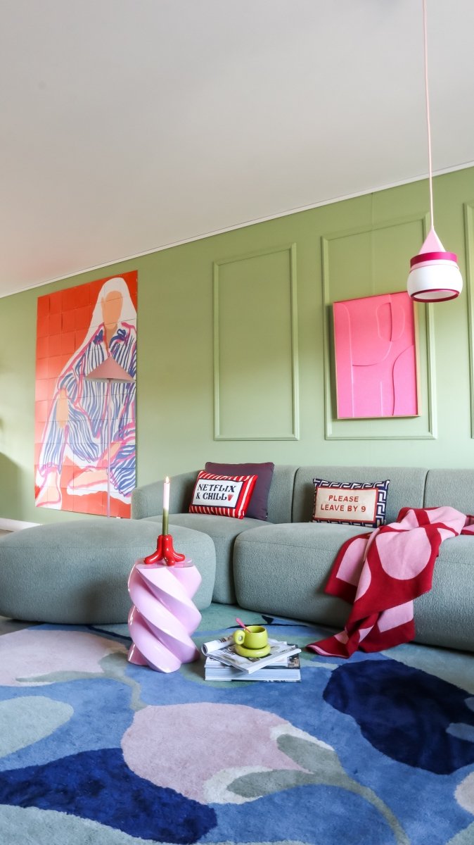 Netflix & Chill Needlepoint Cushion - The Pillow Drop - Art Fever